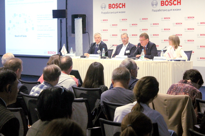 Пресс-конференция Bosch в новой штаб-квартире в Химках