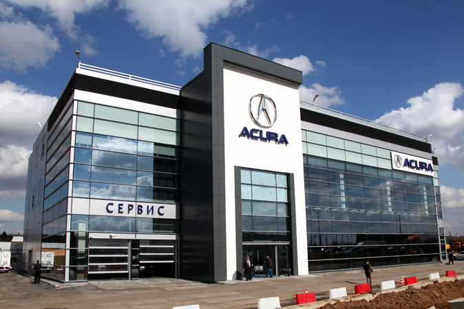 Первый в России дилерский центр Acura